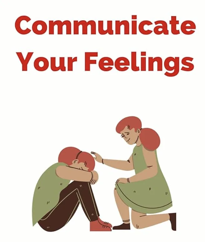 Illustration encouraging communication of feelings